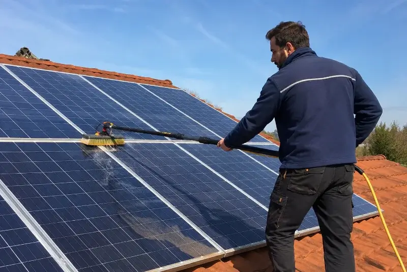 Nettoyage et entretien de panneaux solaires à Saint-Julien-des-Landes